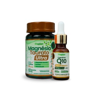 Protocolo Essencial Energia Celular e Equilíbrio Coenzima Q10 + Magnésio Taurato Ultra