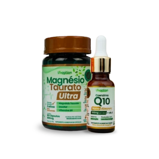 Protocolo Essencial Energia Celular e Equilíbrio Coenzima Q10 + Magnésio Taurato Ultra