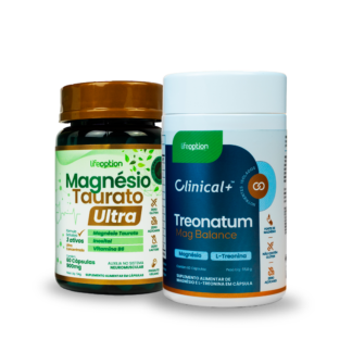 Protocolo Essencial Saúde Cerebral Magnésio Taurato Ultra + Treonatum Mag Balance