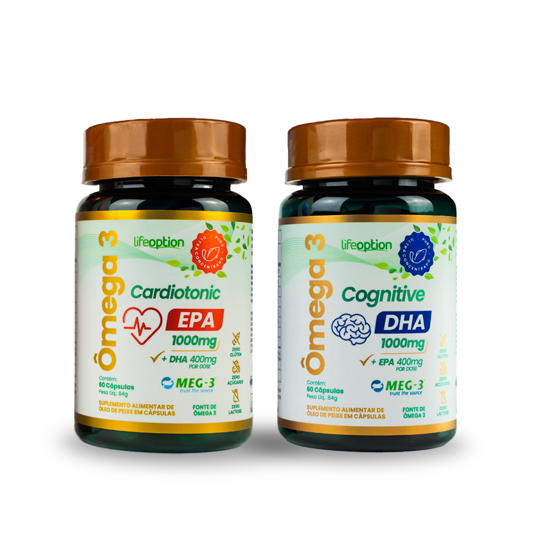 Protocolo Essencial KIT ÔMEGA-3 DHA + EPA