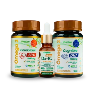 Protocolo Avançado KIT ÔMEGA-3 + Imunidade