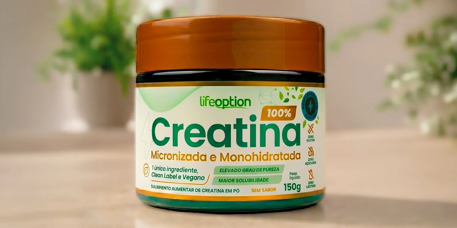 Creatina Micronizada e Monohidratada