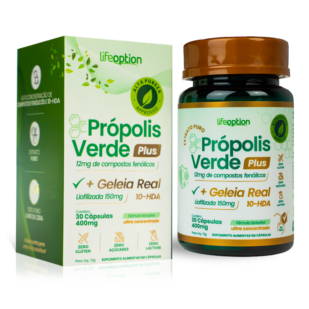 Própolis Verde Plus + Geleia Real