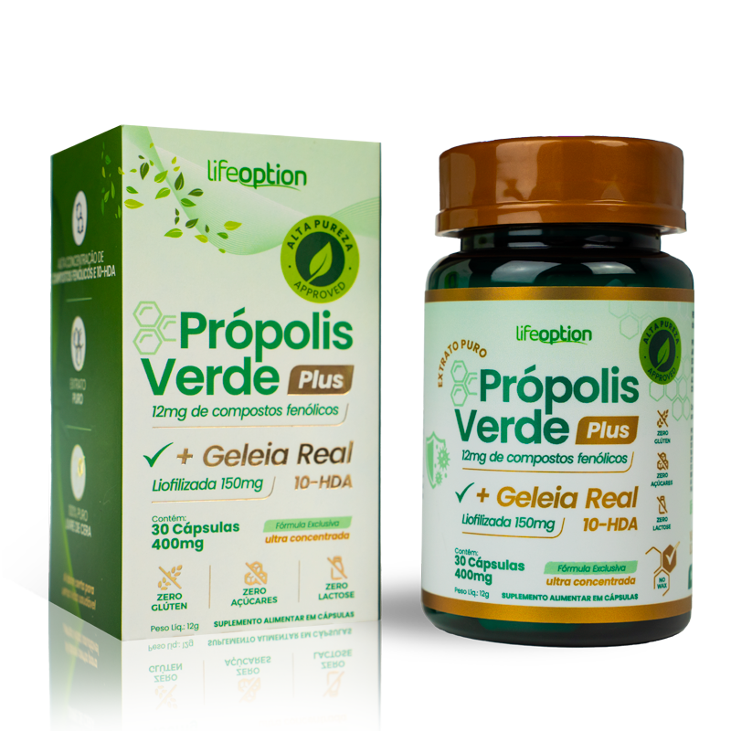Própolis Verde Plus + Geleia Real