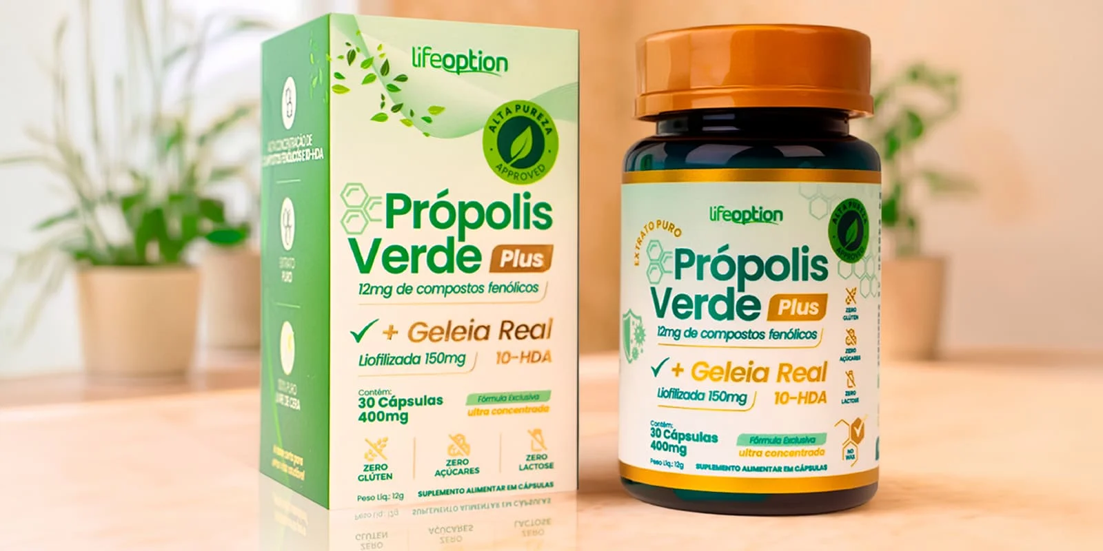 Própolis Verde Plus + Geleia Real